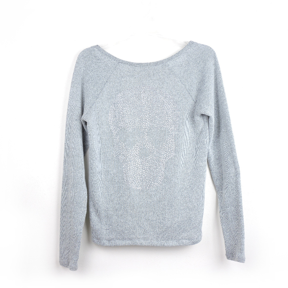 PINK Victoria's Secret Skull Long Sleeved Top XS